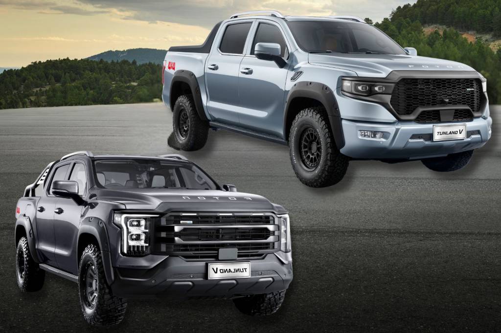 Foton mostra picapes híbridas de R$ 250 mil e planos de fábrica no Brasil