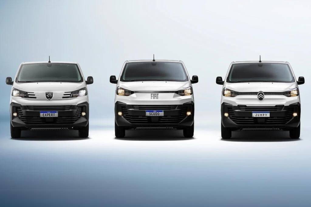 Gêmeos, Fiat Scudo, Peugeot Expert e Citroën Jumpy ganham atualizações