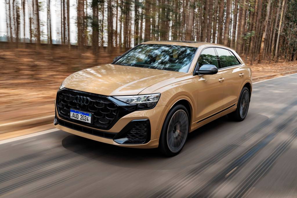 Audi Q8 2025 chega ao Brasil com novo foco e faróis personalizáveis