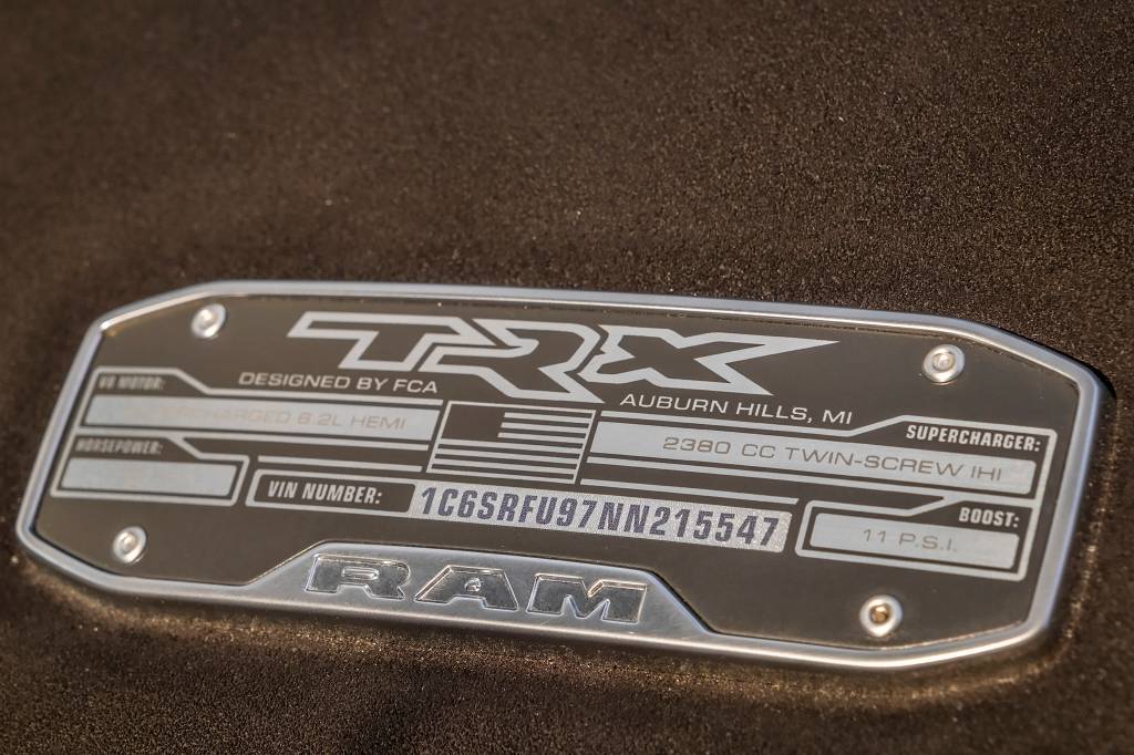 2FLP9772-2 Ram 1500 TRX