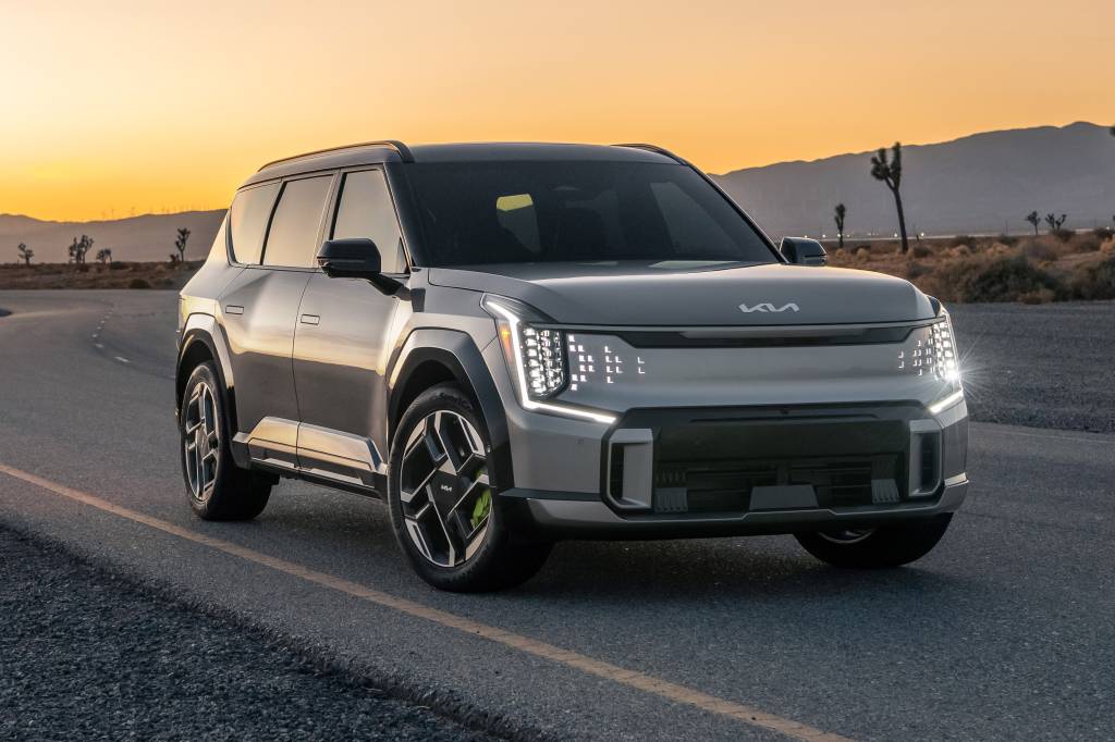 Kia EV9 GT transforma SUV elétrico em esportivo com trocas de marcha